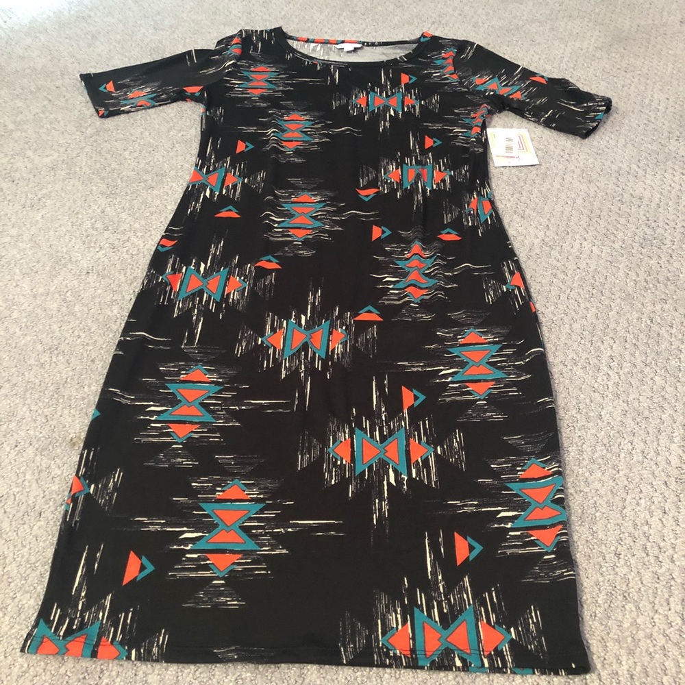 LuLaRoe Julia Dress size Medium